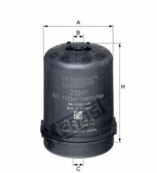 Hengst Ölfilter, Zentrifuge Z830F