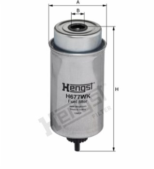 Hengst Kraftstoff-Wechselfilter H677WK