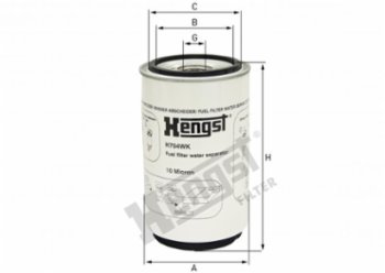Hengst Kraftstofffilter H704WK