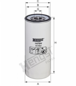Hengst Kraftstofffilter H478W