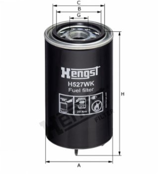 Hengst Kraftstofffilter H527WK D630