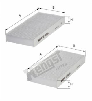 Hengst Innenraumfilter E1906LI-2