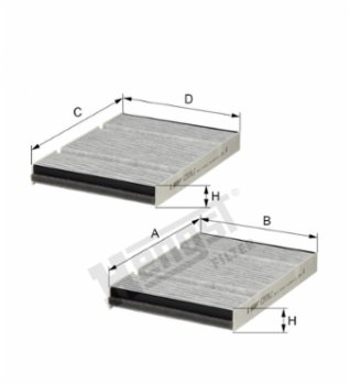 Hengst Innenraumfilter E3939LC-2