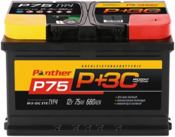 Panther Batterie IV 12V 75Ah 750A/EN