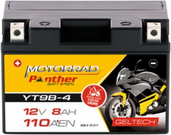 Panther Batterie GEL GT9B-4 12V 8Ah 110A/EN