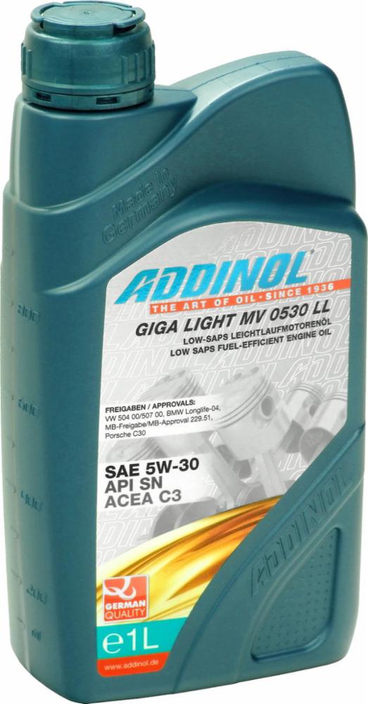 Addinol Motoröl 5w30 Giga Light MV 0530 LL / 1 Liter